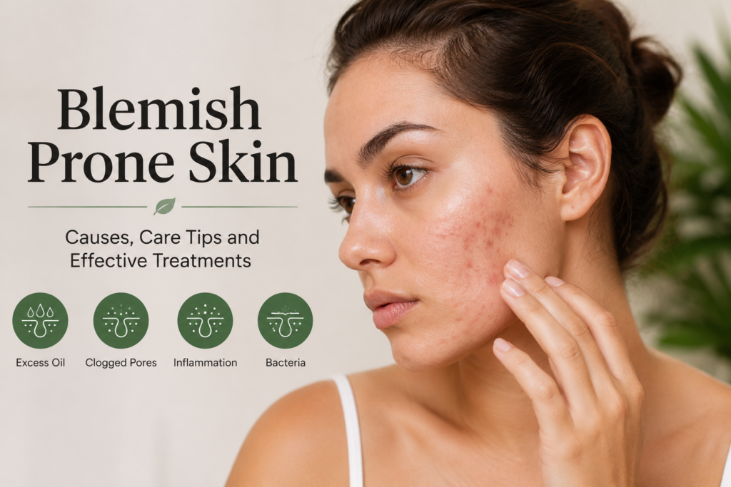 blemish prone skin